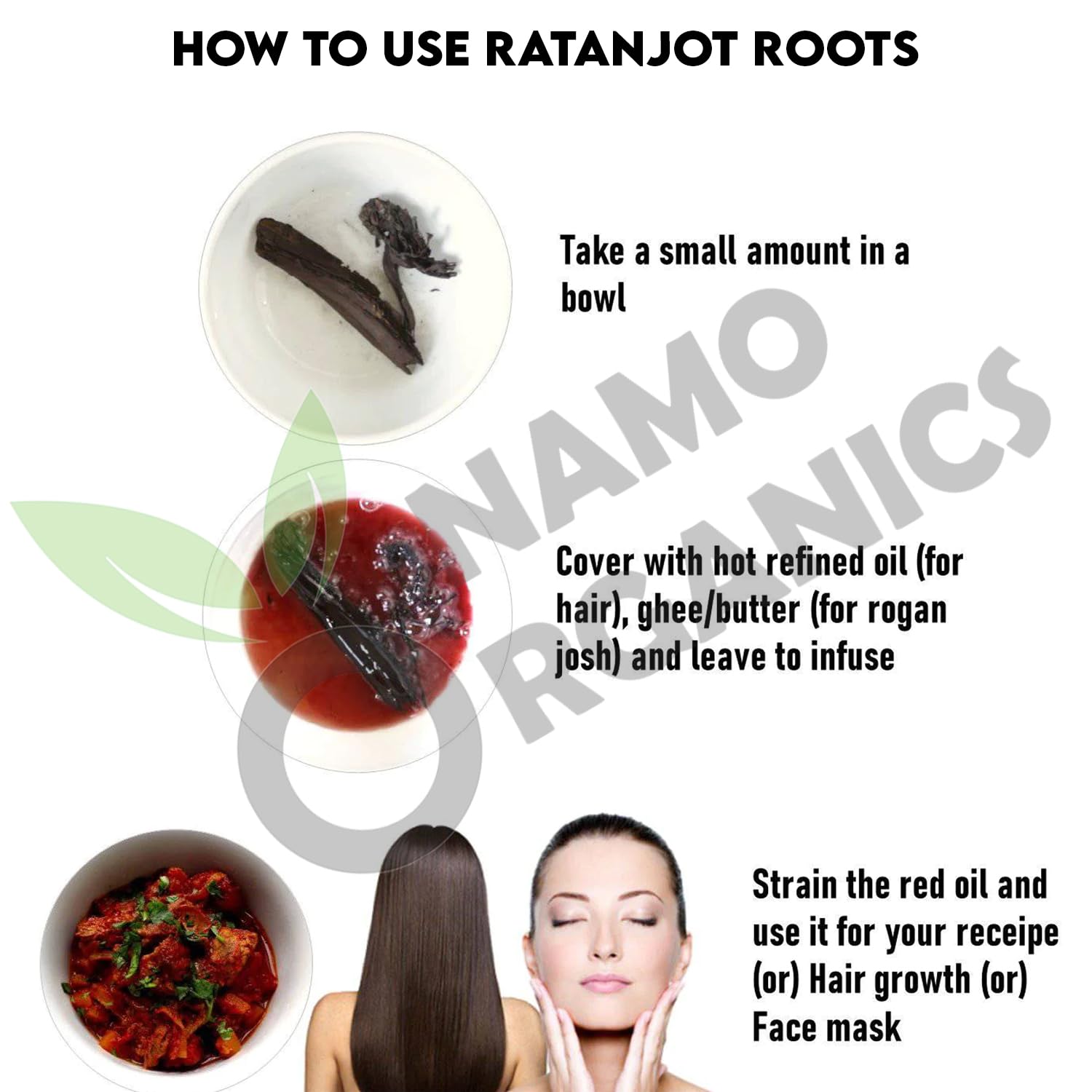 Namo Organics Ratanjot Root - 100 gms image 3