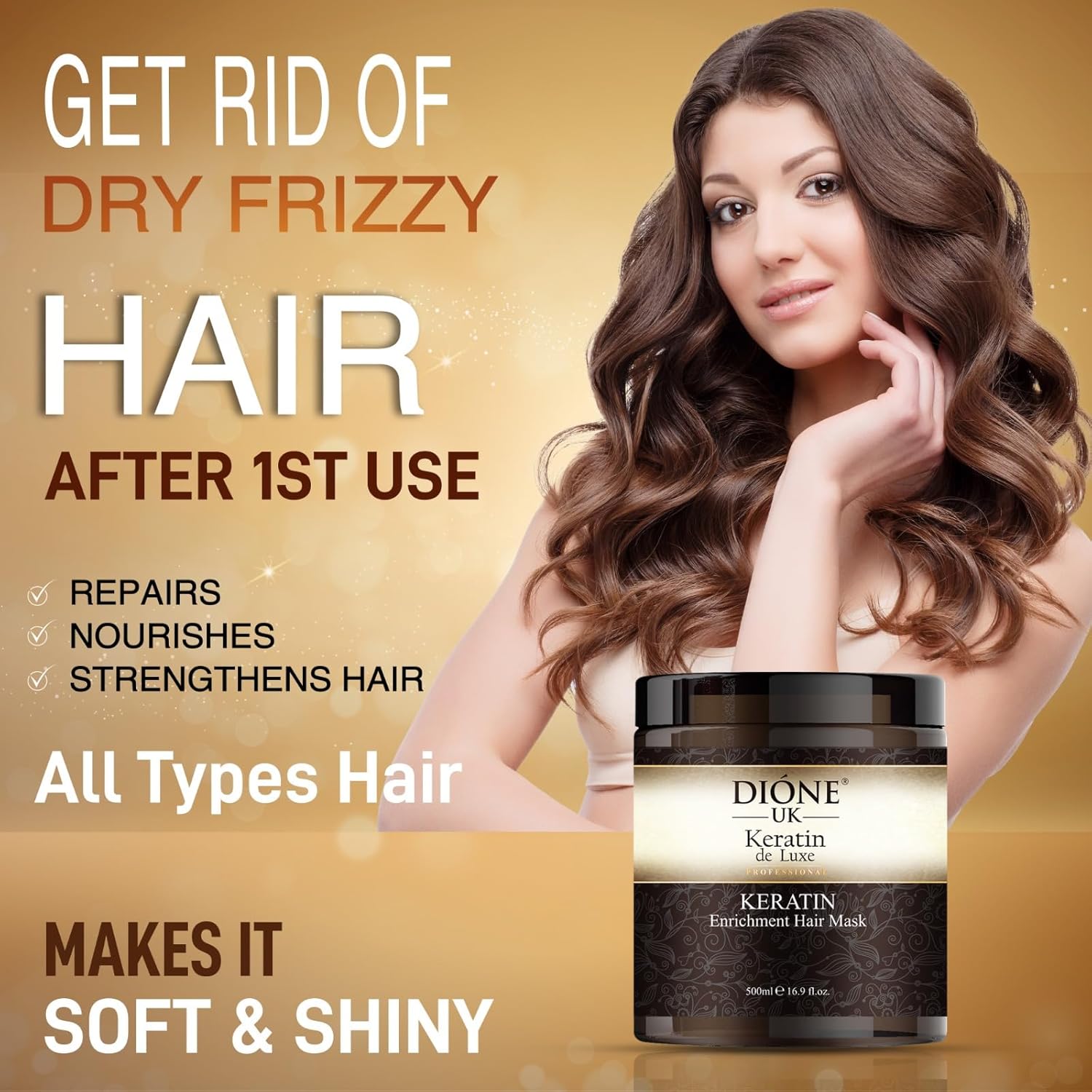 DIONE UK Keratin Hair Mask (500 ml) image 5