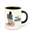 Books Reading, Reader Inspired Designer Printed Black Ceramic Coffee |Tea | Milk Mug Gift | Books | Motivational Quotes | Hobby (RCM03)
