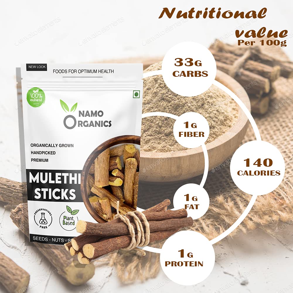 Namo Organics Mulethi Stick-100g image 6