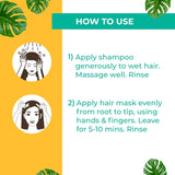Pilgrim  Shampoo (Shampoo & Hair Mask)-300 ml image 3