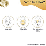 Pilgrim 24K Gold Facial Kit  24K Gold Face Mask Pack 50gm | 24K Gold Beauty Oil 20ml | image 4
