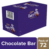 Cadbury Dairy Milk Chocolate Bar 6.6g – Pack of 72 | Creamy Milk Chocolate Treats image 2