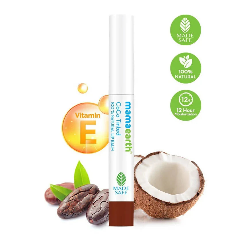 Mamaearth CoCo Tinted 100% Natural Lip Balm -2 gm image 2