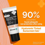 1% Hyaluronic Tinted Sunscreen Gel & PA++++ for Broad Spectrum Protection - 30g image 7