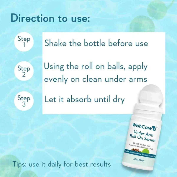 WishCare Under Arm Roll On Serum - 50ml image 3