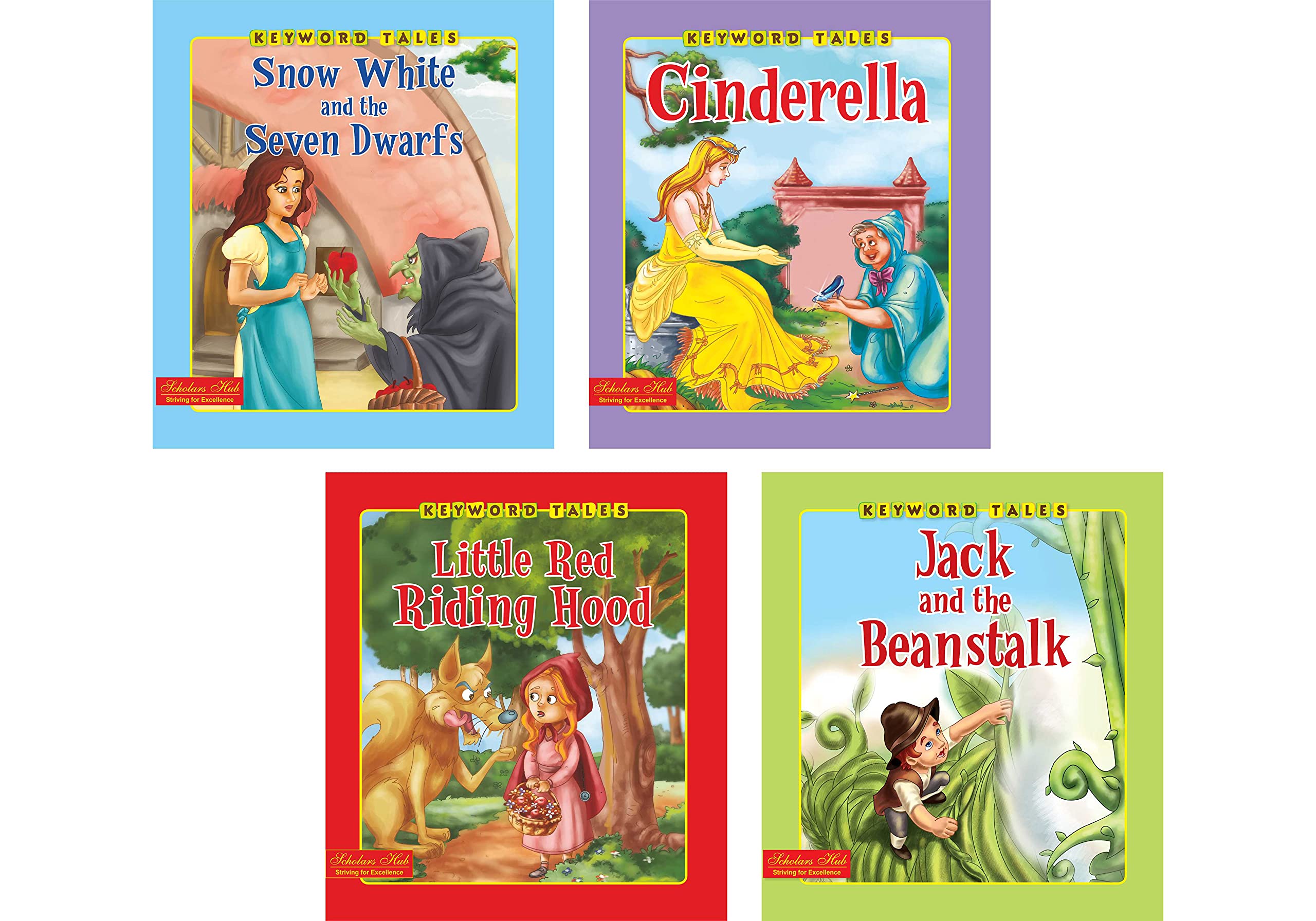 Storybook For Kids: Scholars Hub Keyword Tales Story Book Set-1 (Set Of 4 Story Books) (Illustrated) (For Ages 4+) | 64…