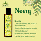 Mapl Neem Oil for Hair & Skin Care - 100 ml image 2