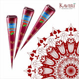 Natural Kaveri Temporary Tattoo Mehandi PACK OF 6 image 3