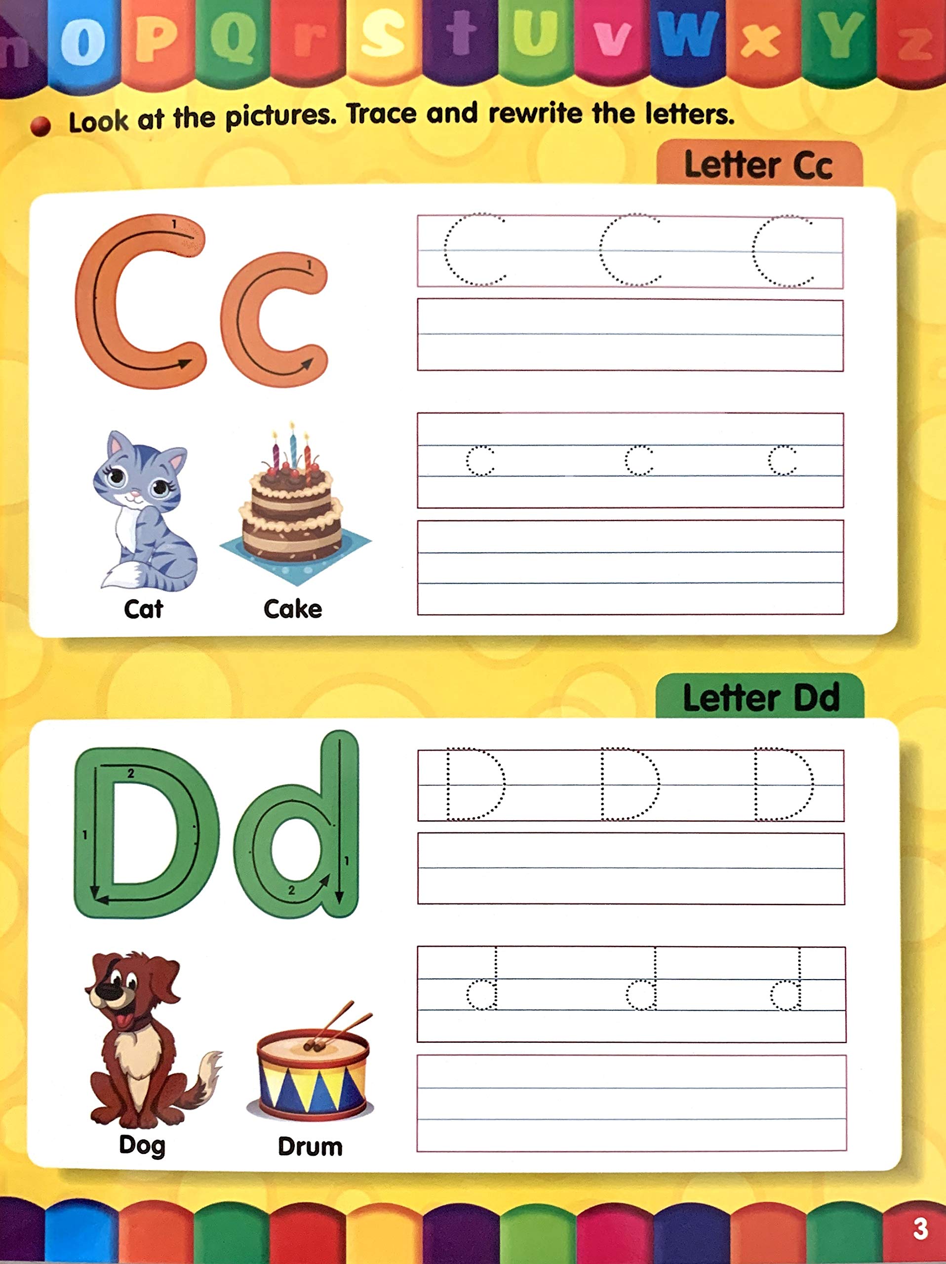 Scholars Hub Reusable And Washable Wipe And Clean Books For Kids (Set Of 3 Books) : Alphabet, Numbers & Words | 48 Pages…