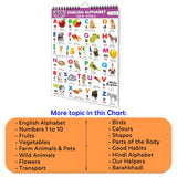 English-Hindi Chart For Kids (16 Charts) 36 X 50 Cm - Children Spiral Wall Picture Chart (image 5)