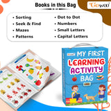 My First Learning Activity Bag : Educational Activity Books, Activity Bag For Early Learners, Kid'S Activity Bag Set-Ages…