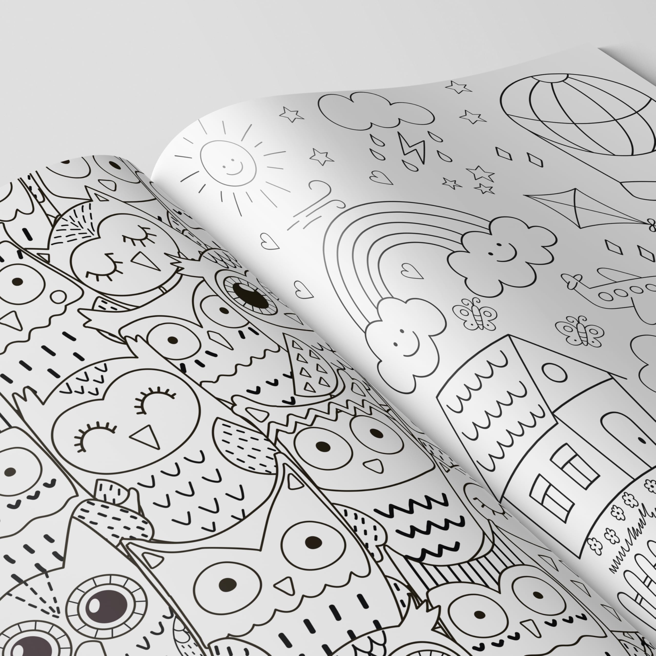 Doodle Colouring For Kids - Blue Edition : Kids Colouring Book, Colouring Book For Toddlers, Fun Learning Colouring Book…