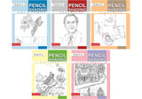 Scholars Hub My Book Of Pencil Shading For Kids (Set Of 5 Books) | 200 Pages | Landscape 1, Landscape 2, Birds And Animals…