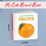 Pocket Board Book Set Of Abc, Numbers, Fruits, Vegetables, Wild Animals, Birds - Kids Educational Board Book, Preschool…