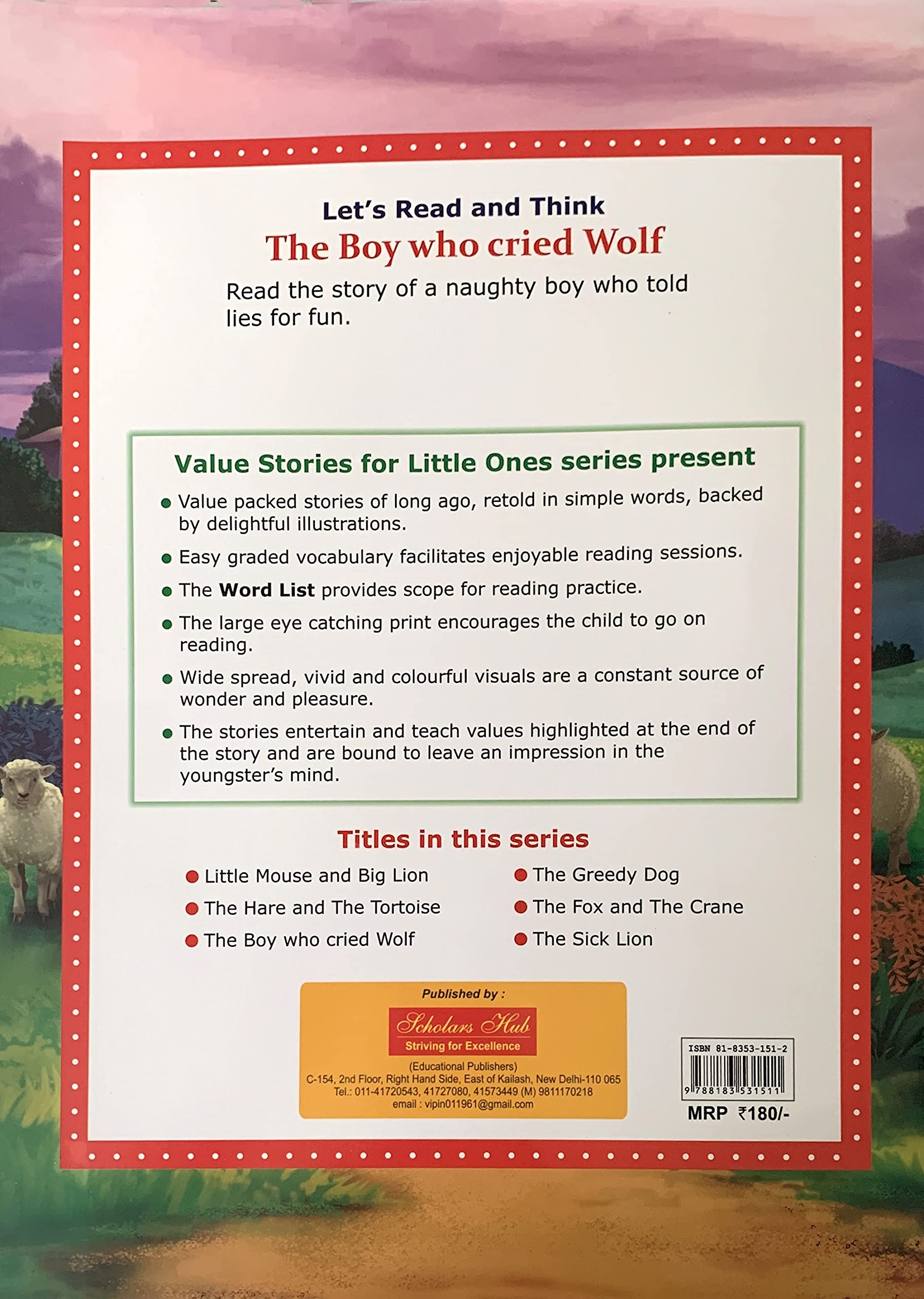 Value Stories.-The Boy Who Cried Wolf. – Scholars Hub (image 2)