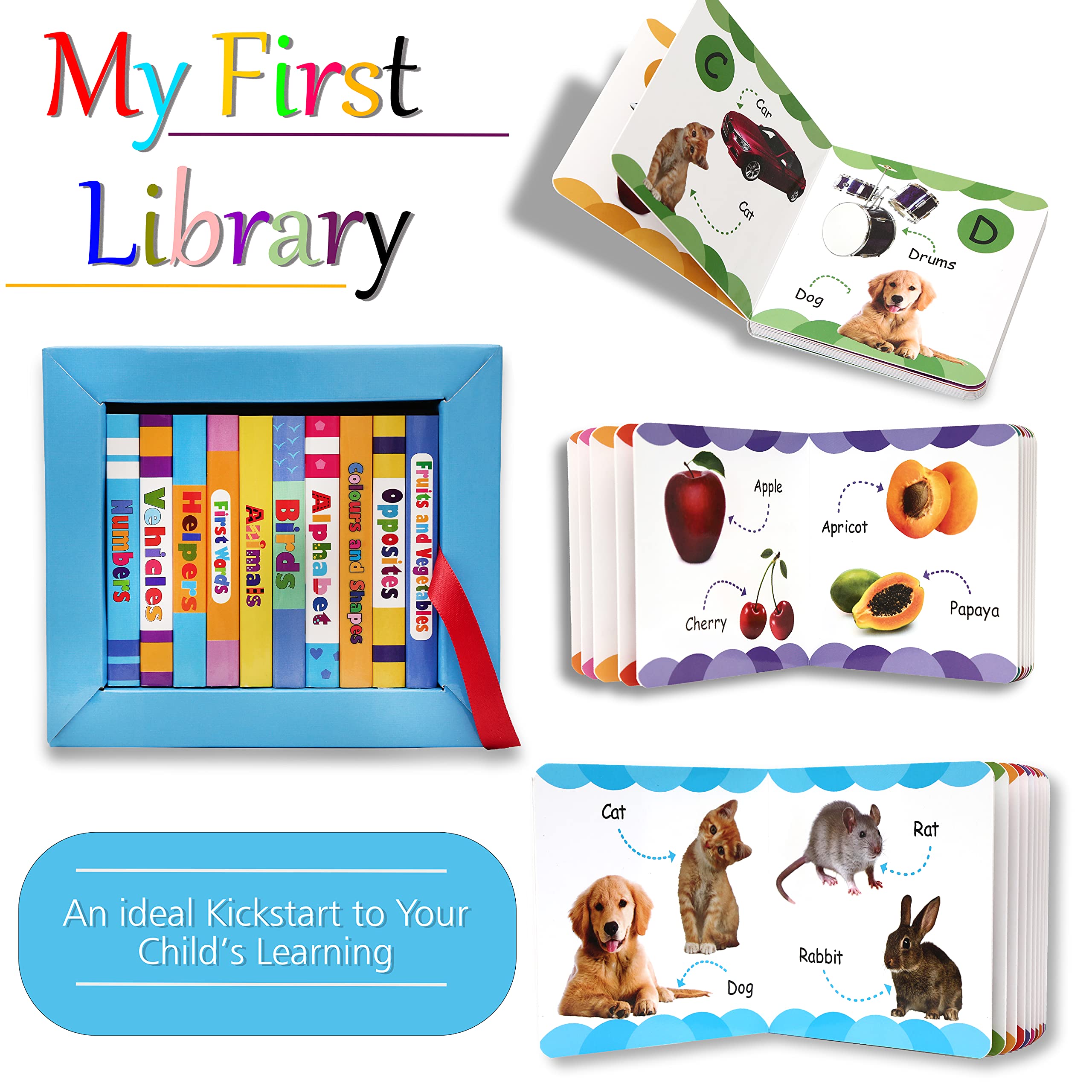 My First Library (Box Set Of 10 Board Books) – Scholars Hub (image 2)