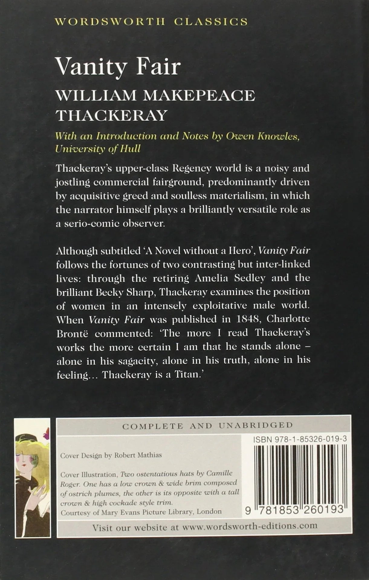Vanity Fair (Wordsworth Classics) Paperback image 2