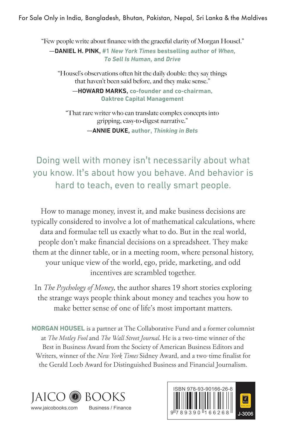 The Psychology Of Money (Paperback) image 2
