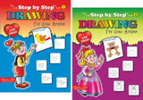 Coloring Book For Kids: Scholars Hub Step By Step Drawing Book -Vol 1, Vol 2 ( Set Of 2 Books) | 48 Pages (image 3)