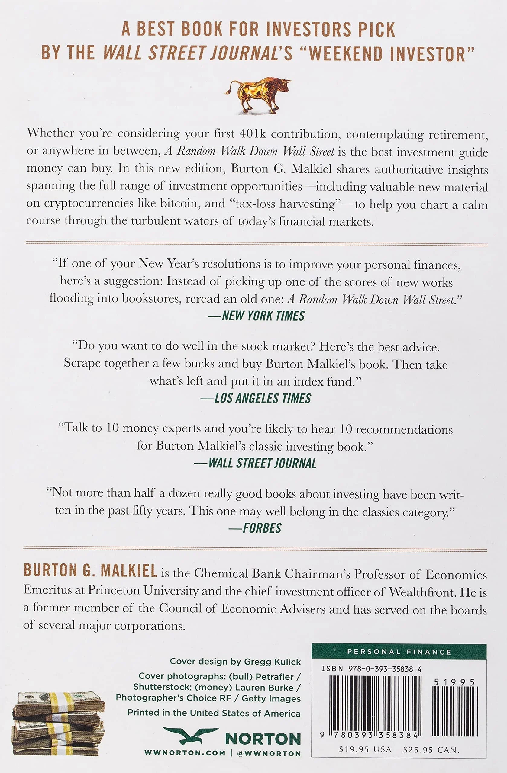 A Random Walk Down Wall Street: The Time-Tested Strategy for Successful Investing Paperback image 4