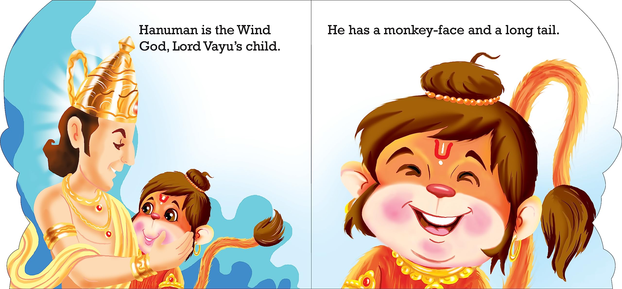 Blessings Forever-Lord Hanuman (Die-Cut Board Book) – Scholars Hub (image 3)
