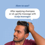 Man Matters Hair Scalp Massager Shampoo Brush -Lightweight & Comfortable Grip image 4