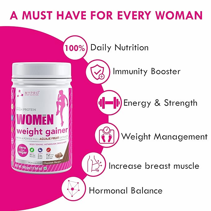 My Pro Sport Nutrition High Protein Women Weight Gainer - Chocolate Flavor image 2
