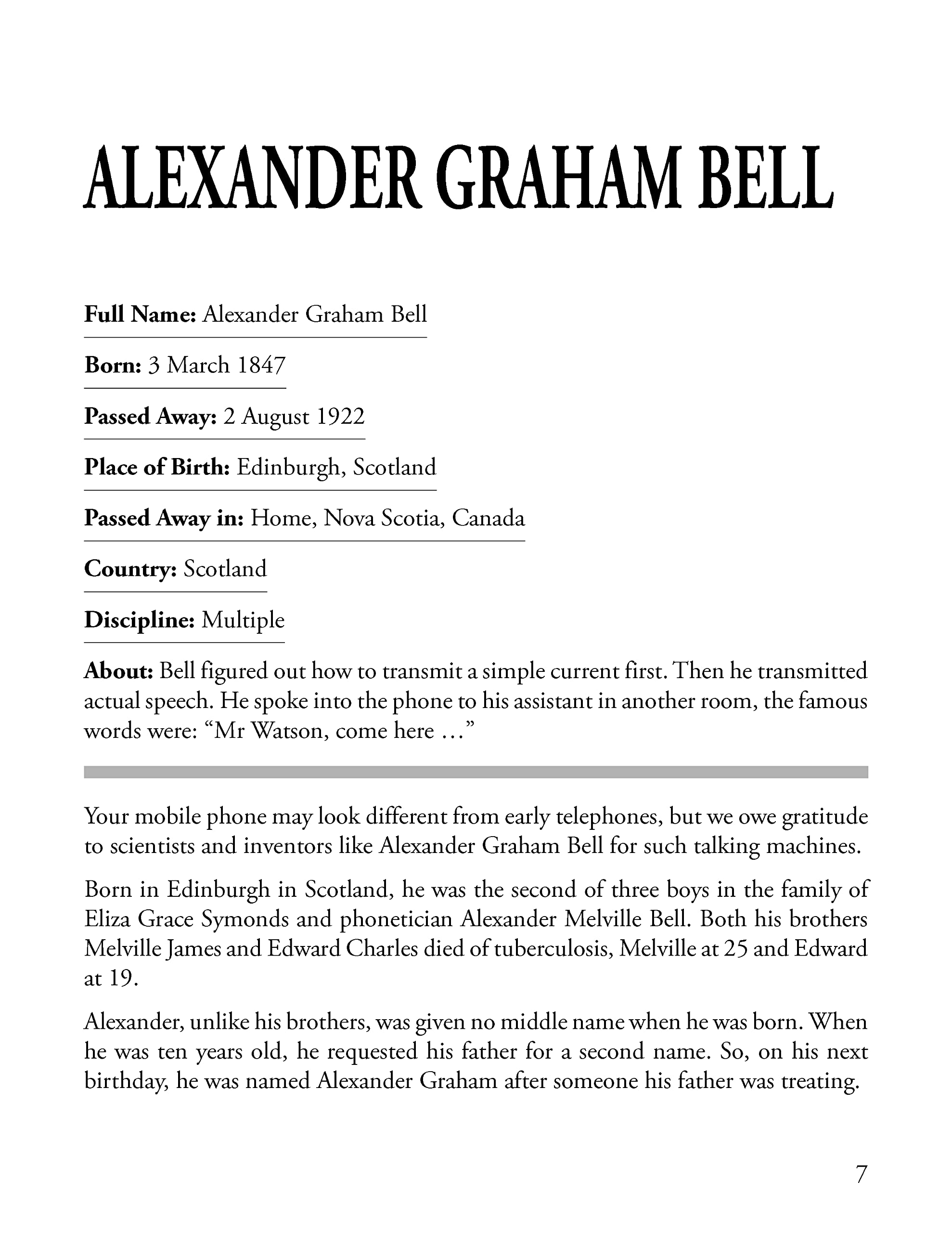 Inspiring Lives:Worlds Greatest Inventors : Biographies Of Inspirational Personalities For Kids | 124 Pages – Scholars Hub…