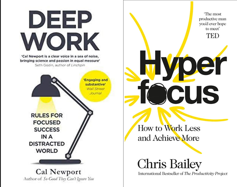 Deep Work + Hyperfocus (Books Combo for Transformation ) Paperback