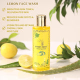 Golden Treez Lemon Face Wash For Men And Women With Aloevera And Lemon Skin Brightening, acne (pimples) And Tan Removal - Natural, Sulfate and Paraben Free Facewash - All Types of Skin- 210 ml image 4