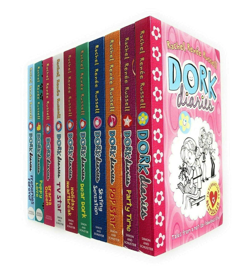 Dork Diaries x 10 Title Slipcase Set by Rachel Renee Russell