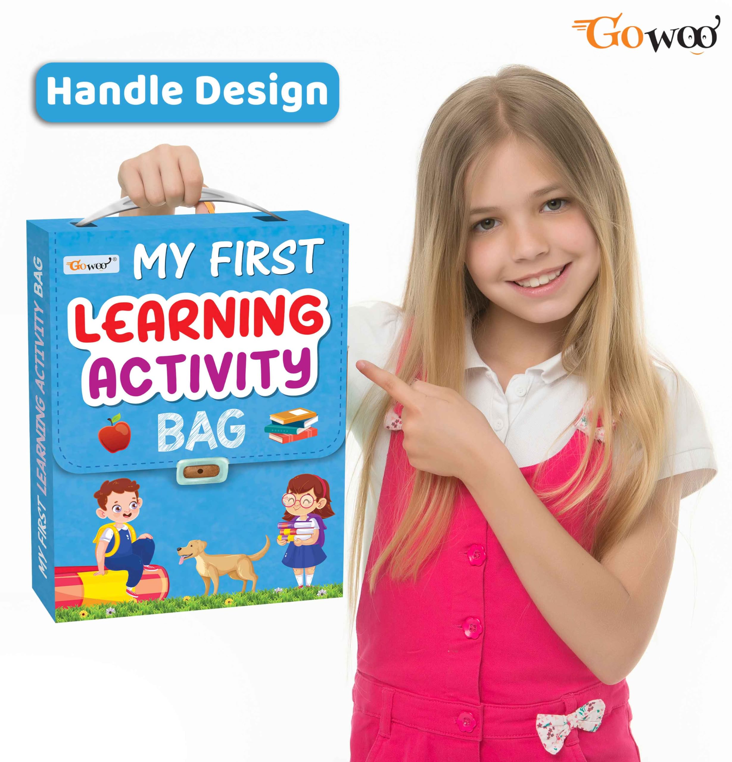 My First Learning Activity Bag : Educational Activity Books, Activity Bag For Early Learners, Kid'S Activity Bag Set-Ages…