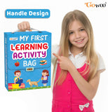 My First Learning Activity Bag : Educational Activity Books, Activity Bag For Early Learners, Kid'S Activity Bag Set-Ages…