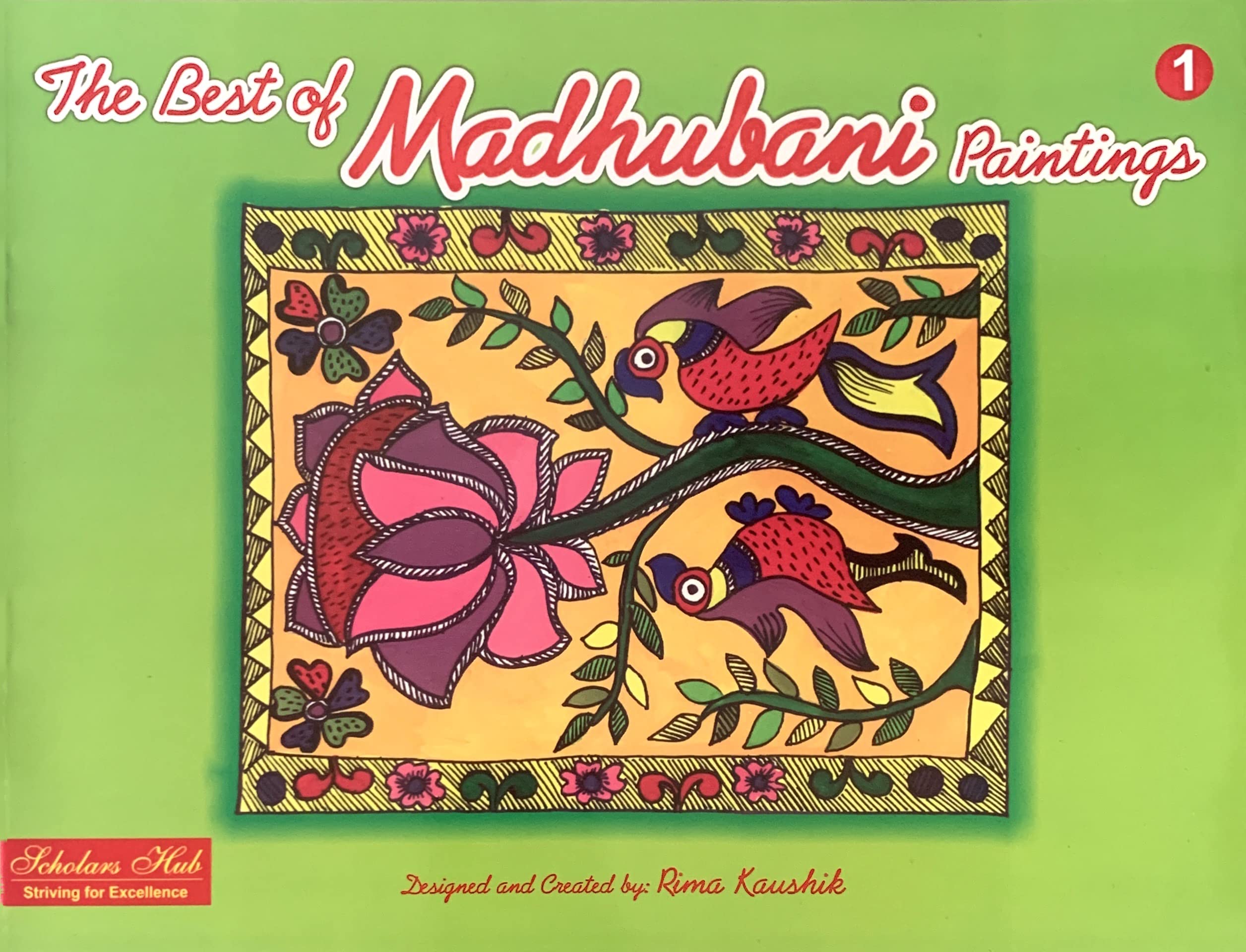 Scholars Hub Best Of Madhubani Art Paintings Book -Vol 1, Vol 2 (Set Of 2 Books) | 48 Pages (image 5)