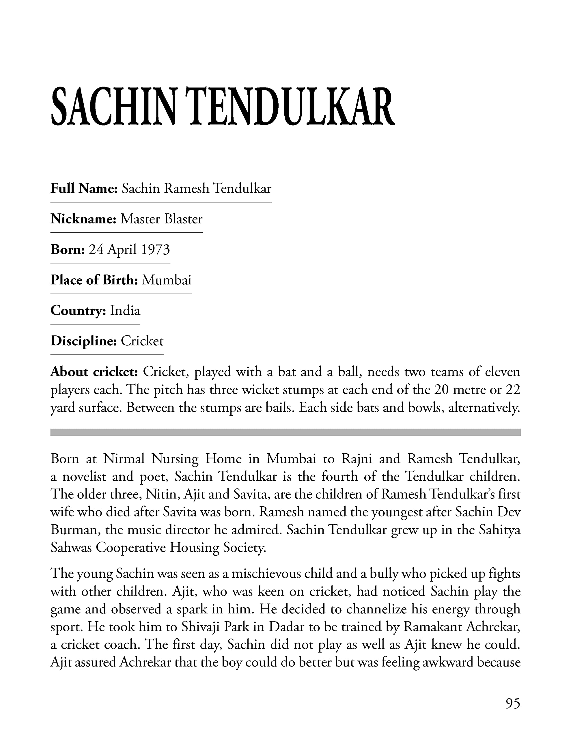 Inspiring Lives:Worlds Greatest Sportspersons : Biographies Of Inspirational Personalities For Kids | 124 Pages – Scholars…