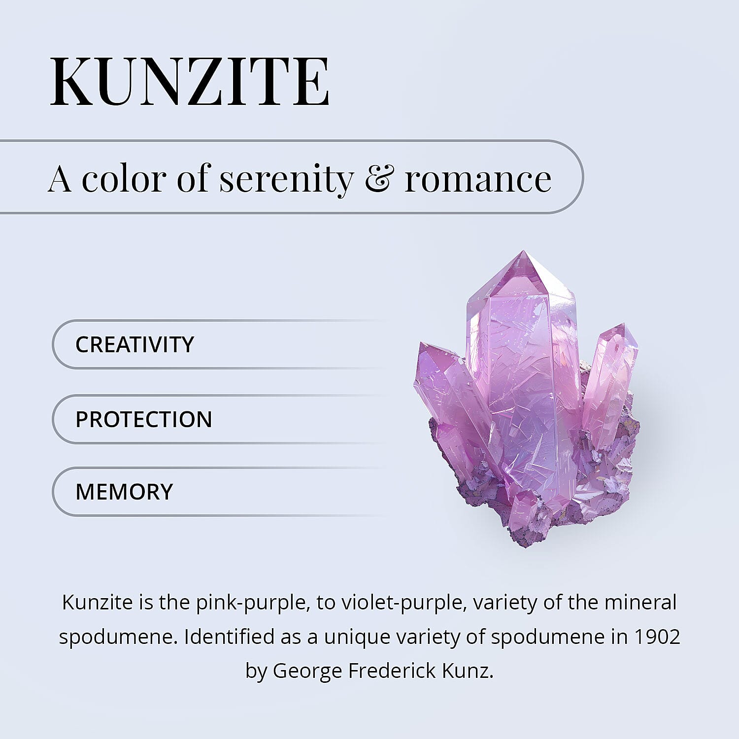 Astrolucrum Collectors Edition AAAA Patroke Kunzite (Oct Free Size) 18.00 ctw (image 7)