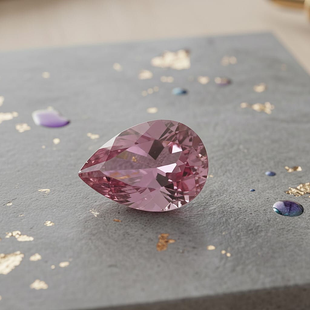 Astrolucrum Collector's Edition AAAA Mahenge Pink Spinel (Pear Free Size) 1.00 ctw (image 2)
