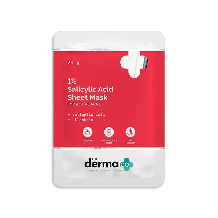 1% Salicylic Acid Sheet Mask With Salicylic Acid & Allantoin - 20g image 8