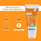 Ultra Light Zinc Mineral Sunscreen with SPF 50 For Broad Spectrum, UVA, UVB & Protection - 50g image 8