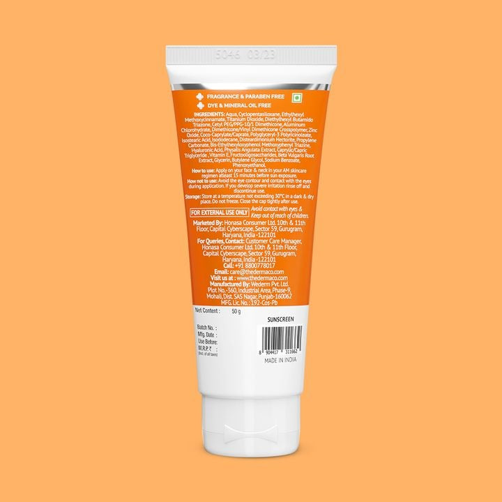 1% Hyaluronic Long Lasting Sunscreen, PA++++ with Hyaluronic Acid - 50 g image 8