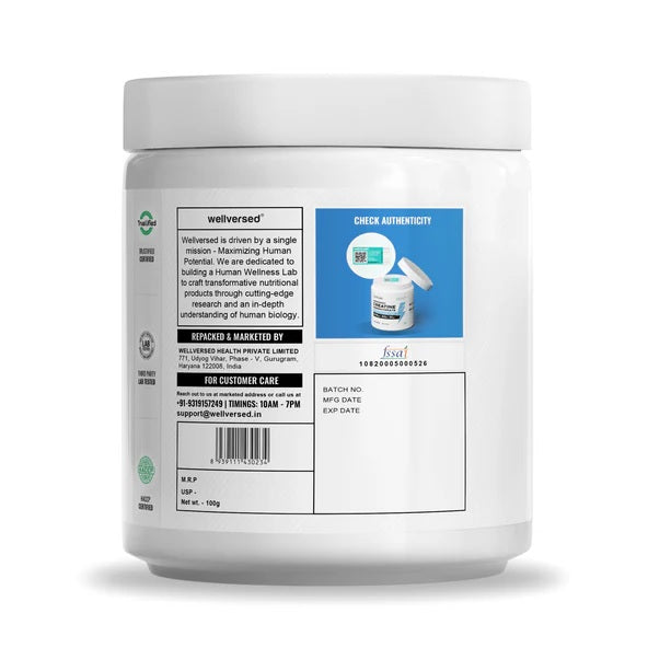 Micronised Creatine Monohydrate (100g, 33 Servings) | 100% Pure Creatine | Unflavored | Supports Athletic Performance and Power image 8
