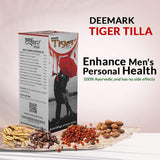 Deemark Tiger Tilla – Herbal Massage Oil for Men’s Wellness – 15ml (Pack of 2) image 2