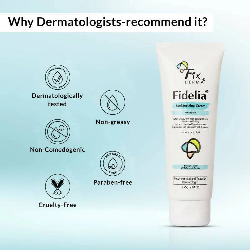 Fixderma Fidelia Moisturizing Cream For Dry Skin -75 gm image 3