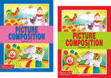 Scholars Hub Picture Composition Book (Part 1, 2) (Set Of 2 Books) | Picture Composition Book For Class 1,2 | 56 Pages…