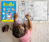 Doodle Colouring For Kids - Blue Edition : Kids Colouring Book, Colouring Book For Toddlers, Fun Learning Colouring Book…