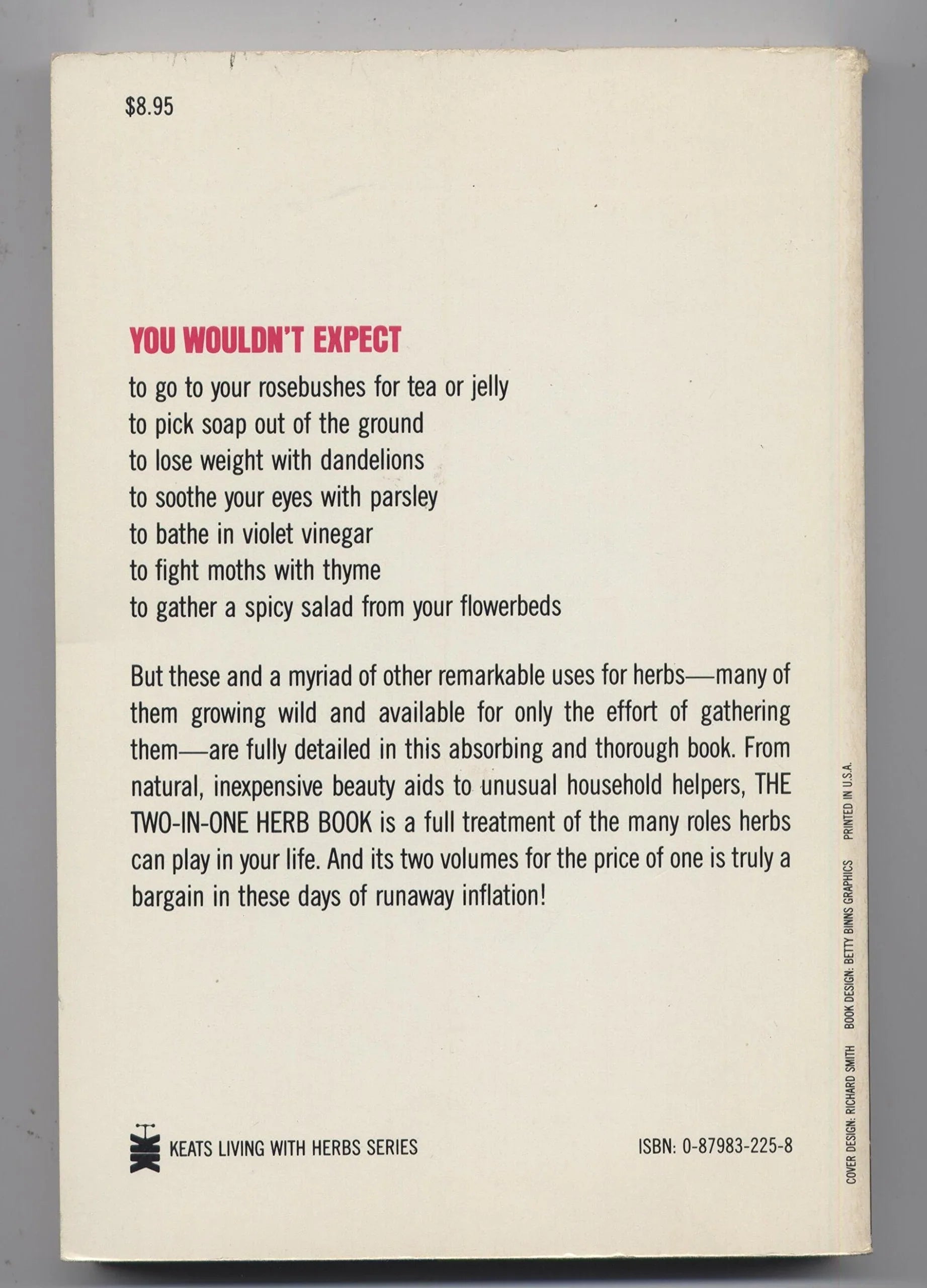 Two-in-one Herb Book old Paperback image 2