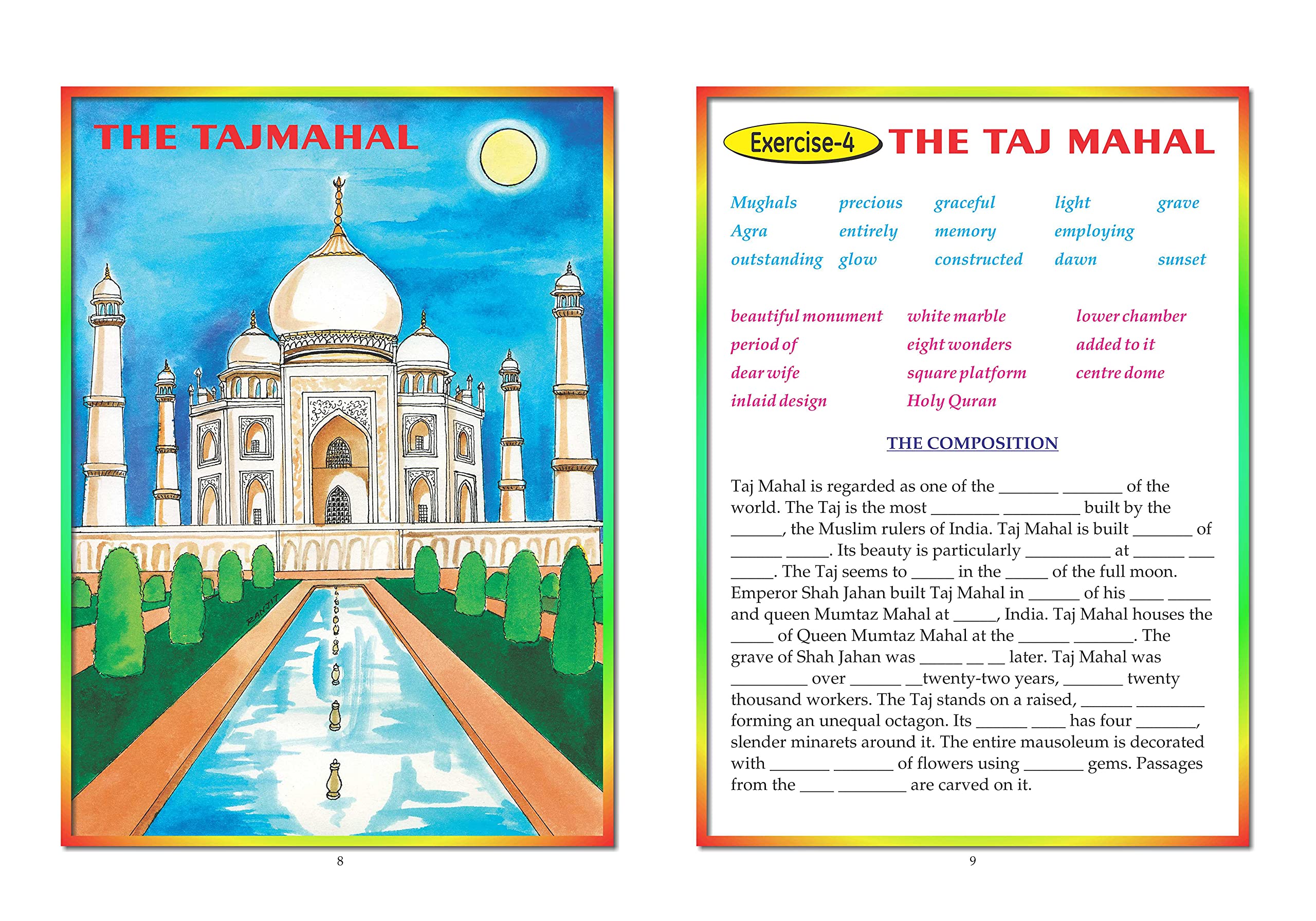 Scholars Hub Picture Composition Book (Part 3, 4) (Set Of 2 Books) | Picture Composition Book For Class 3,4 | 60 Pages…