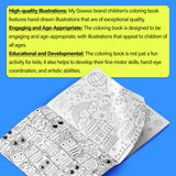 Doodle Colouring For Kids - Blue Edition : Kids Colouring Book, Colouring Book For Toddlers, Fun Learning Colouring Book…