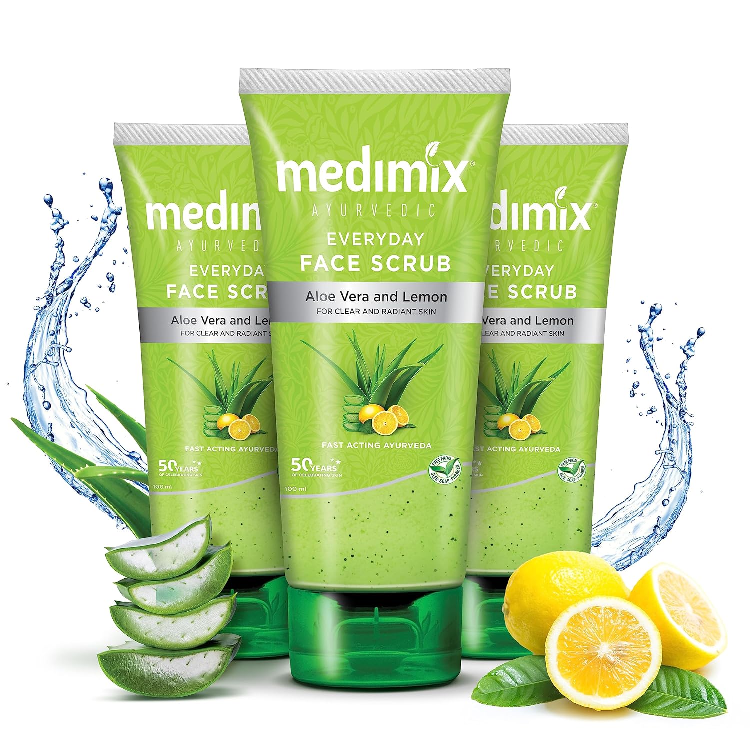 Medimix Ayurvedic Everyday Face Scrub, 100ml image 3